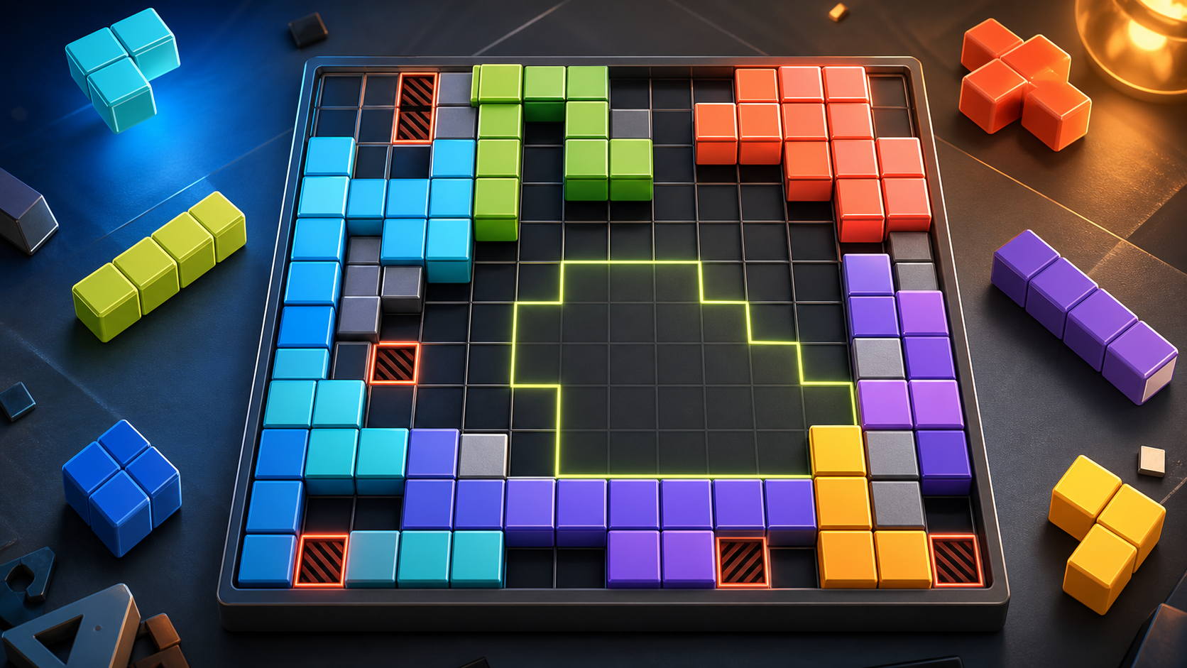 Site-original block puzzle mistake guide cover. No copied screenshot, logo, UI, storefront image, or promotional art.