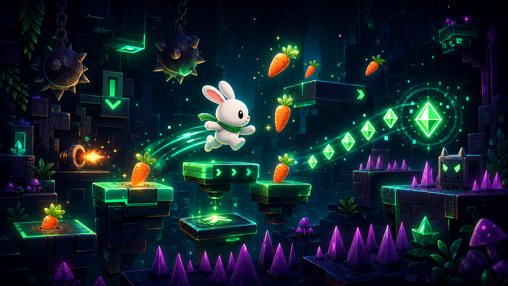 Site-original editorial guide cover for Poor Bunny High Score Tips. No copied screenshot, logo, UI, storefront image, or promotional art.