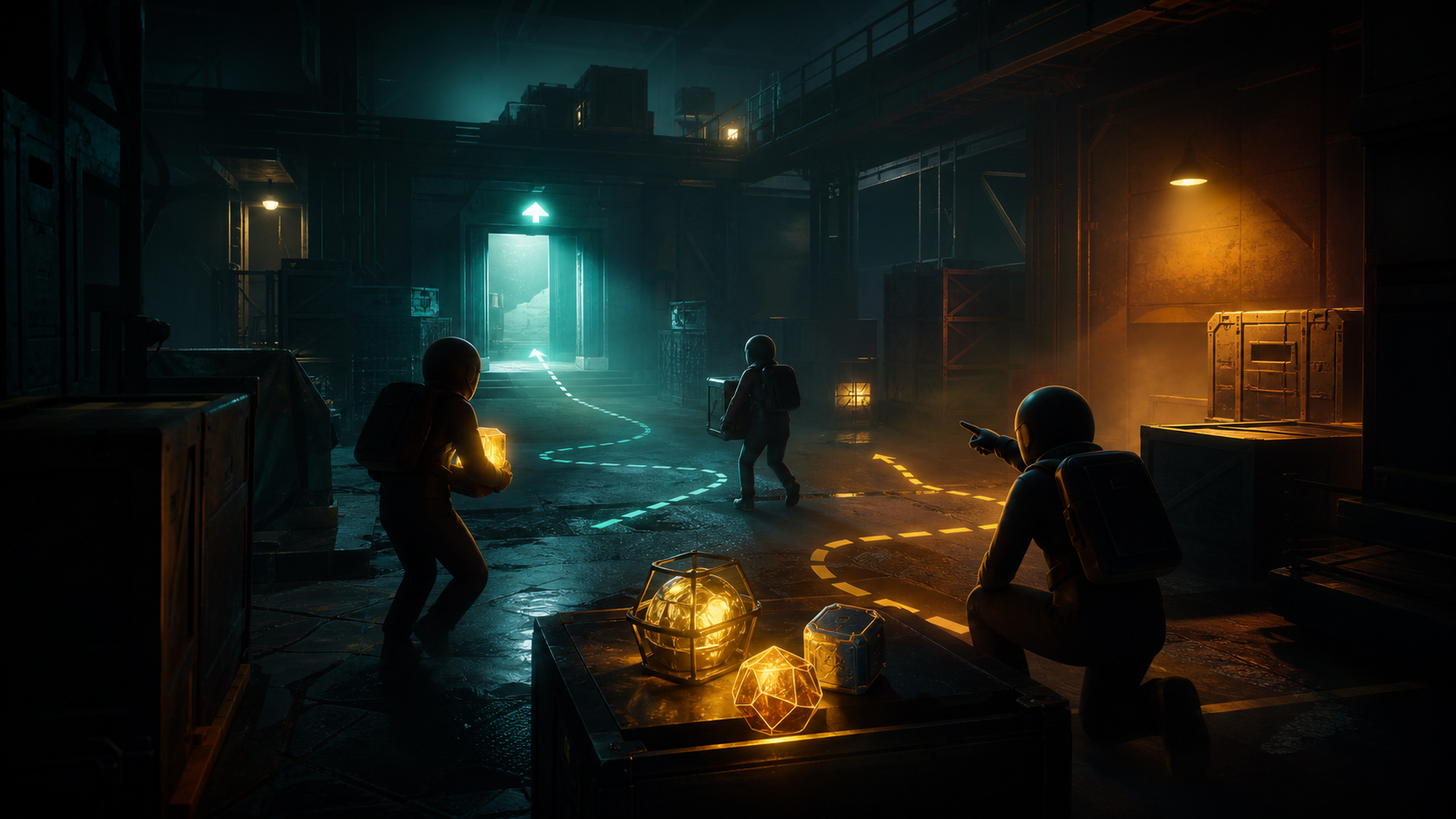 Site-original co-op extraction beginner guide cover. No copied screenshot, logo, UI, storefront image, or promotional art.